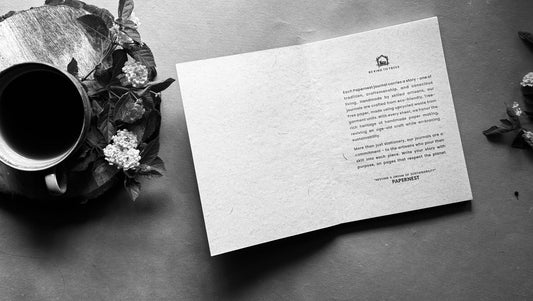 Why Handmade Paper Diaries Are a Beautiful Essential (Not Just a Luxury)