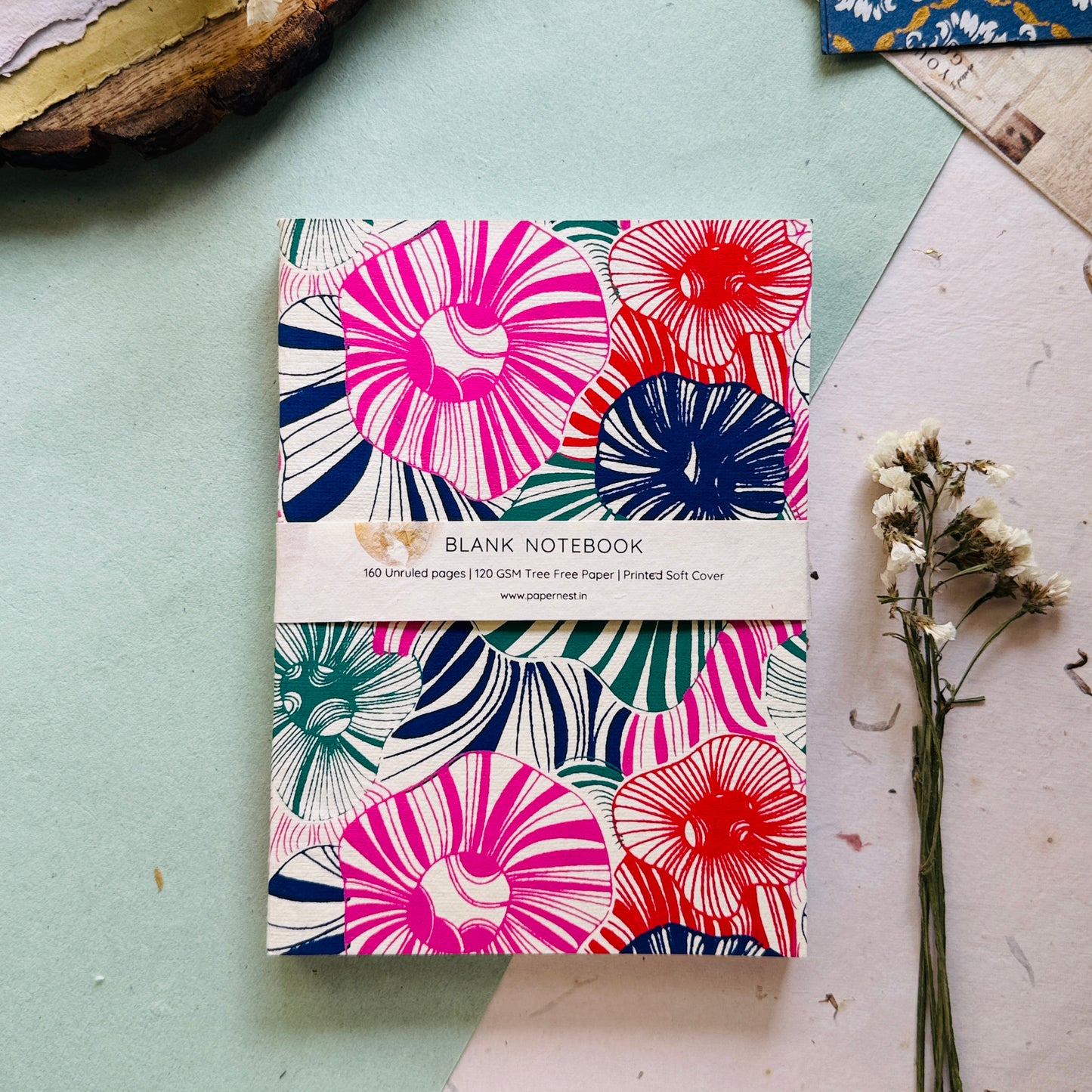 Blank Journal / Sketchbook - Full Bloom