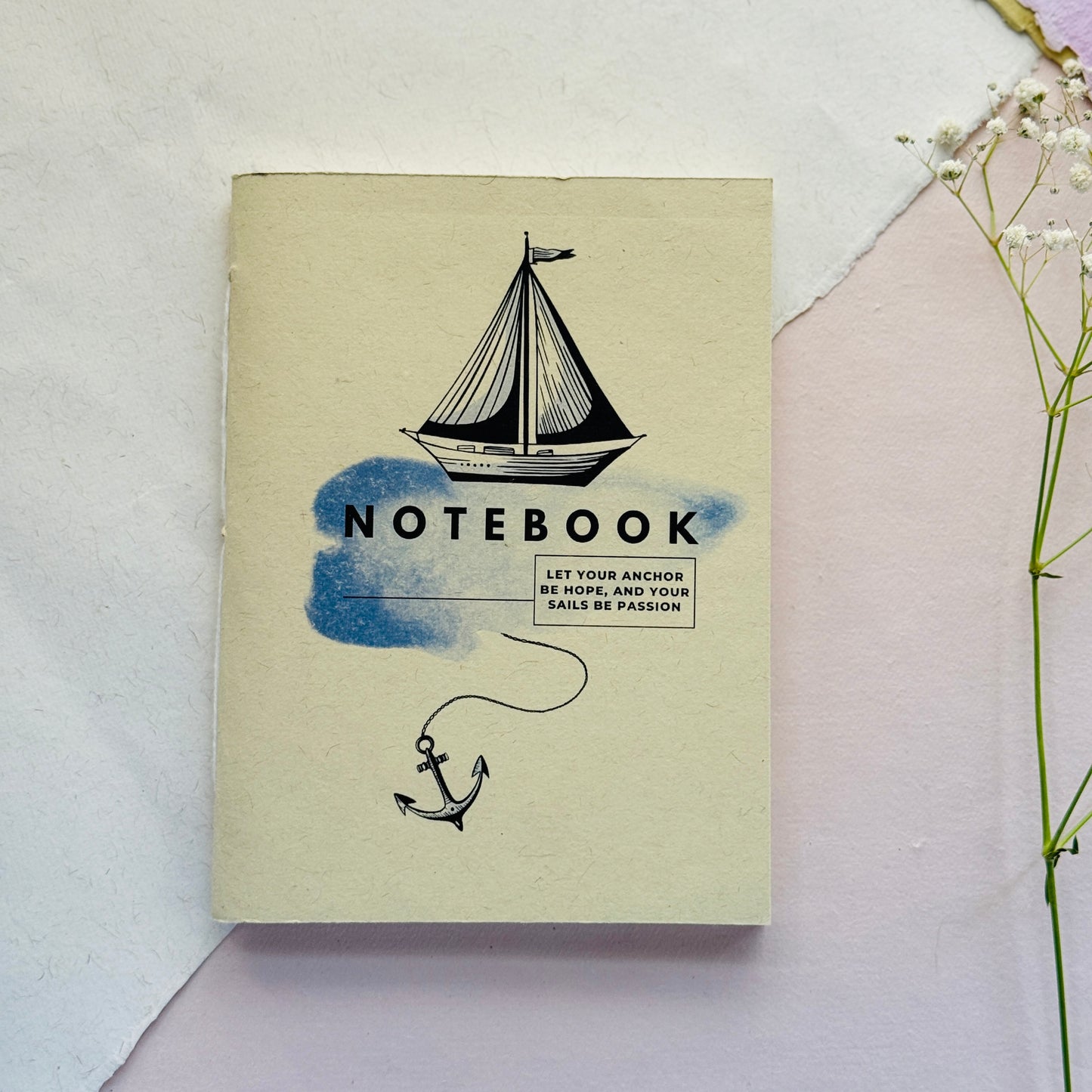 Handmade Notebook- Sail