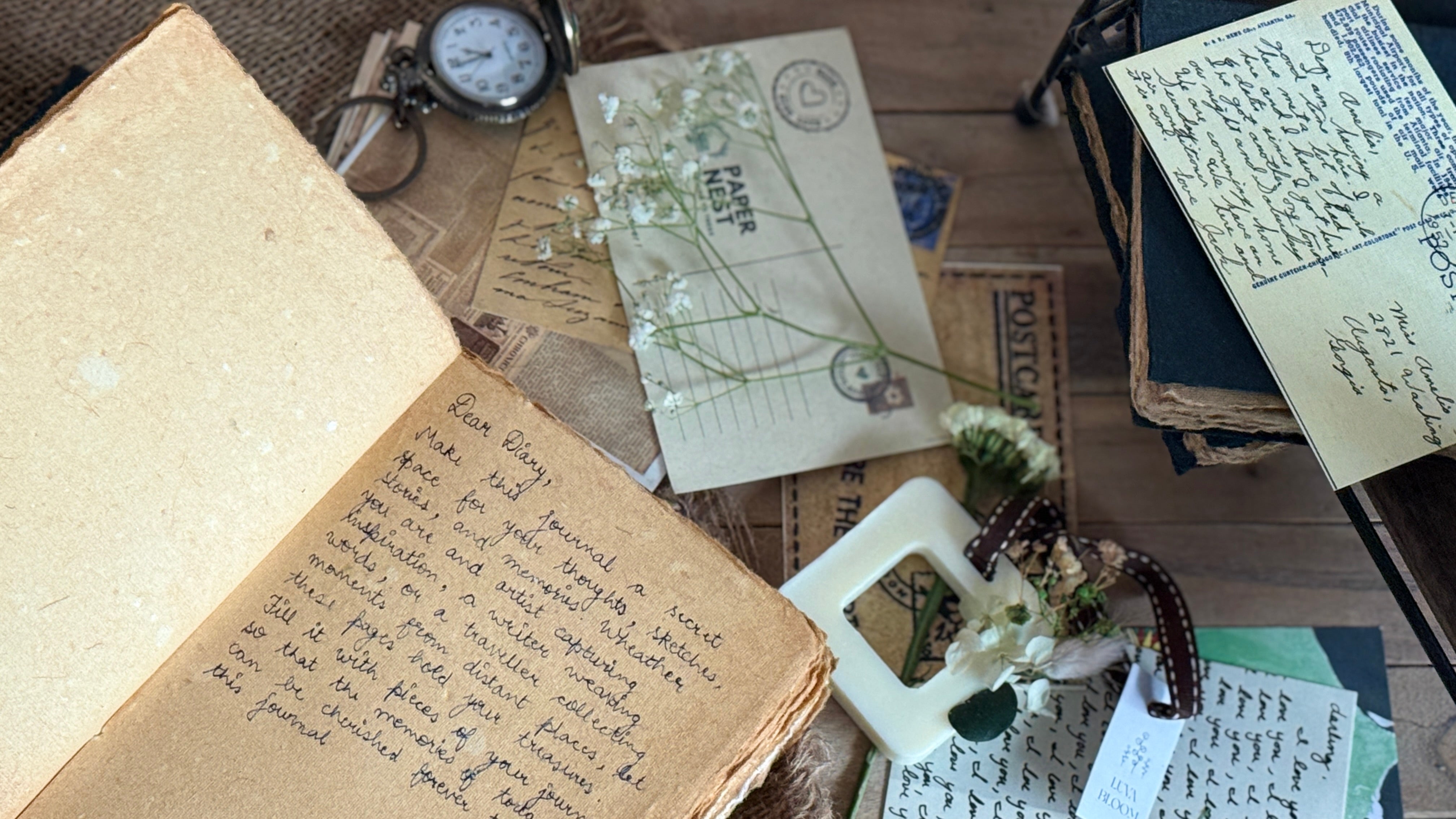 Vintage Journal : A Space to Hold Memories You Can Treasure Forever