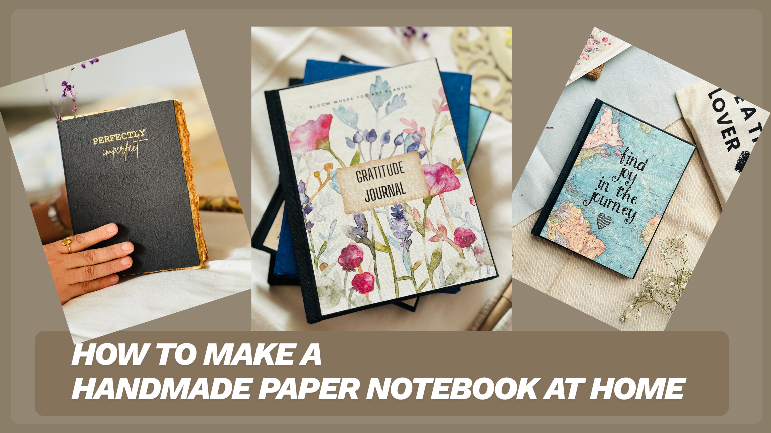 Handmade Paper Notebook