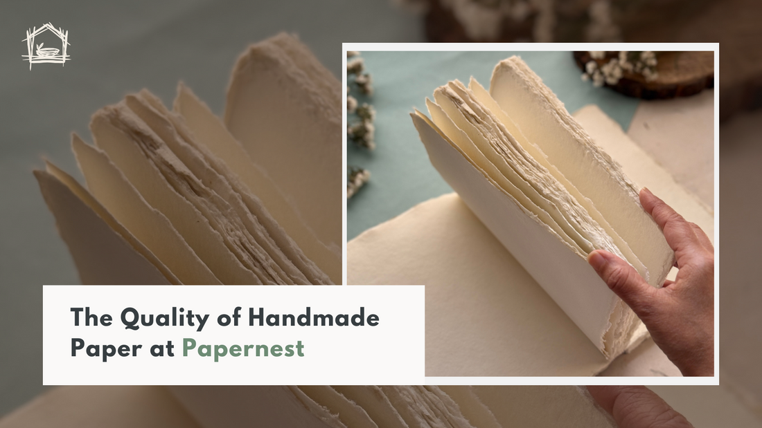 The Quality of Handmade Paper at Papernest: Eco-Friendly Luxury for Artists & Journal Lovers
