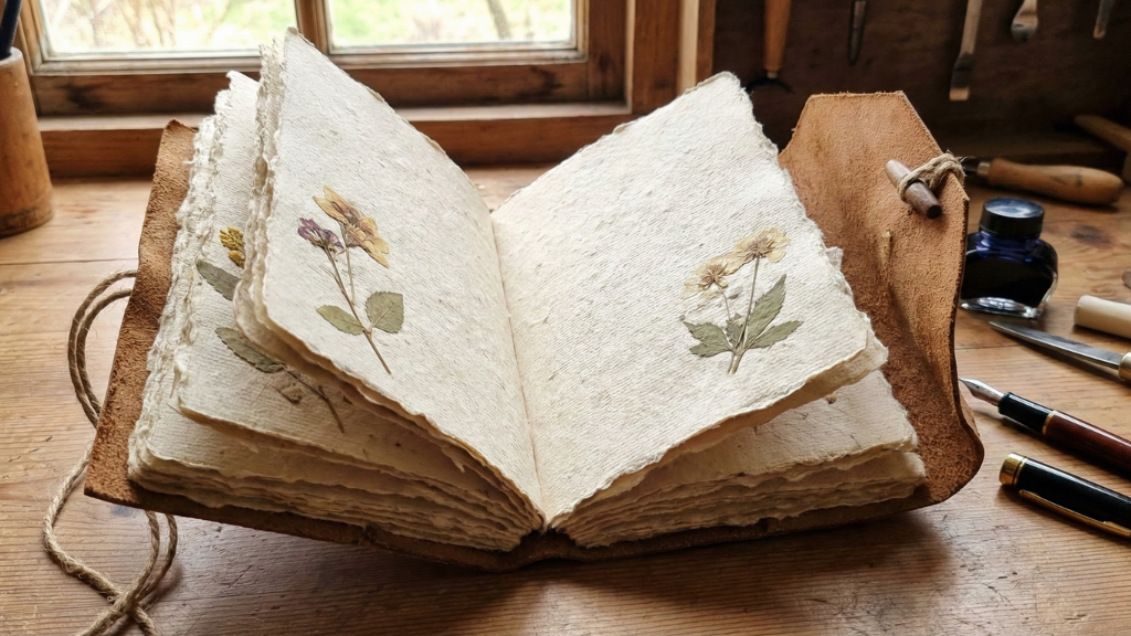 Handmade Paper Journal :The Timeless Charm