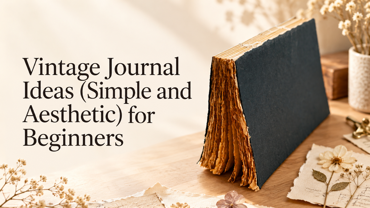 Vintage Journal Ideas featuring Papernest B5 Handmade Vintage Journal