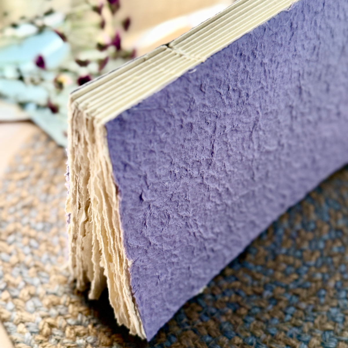 B5 size Deckle Edge Art Book –  Moonrock Lavender cover