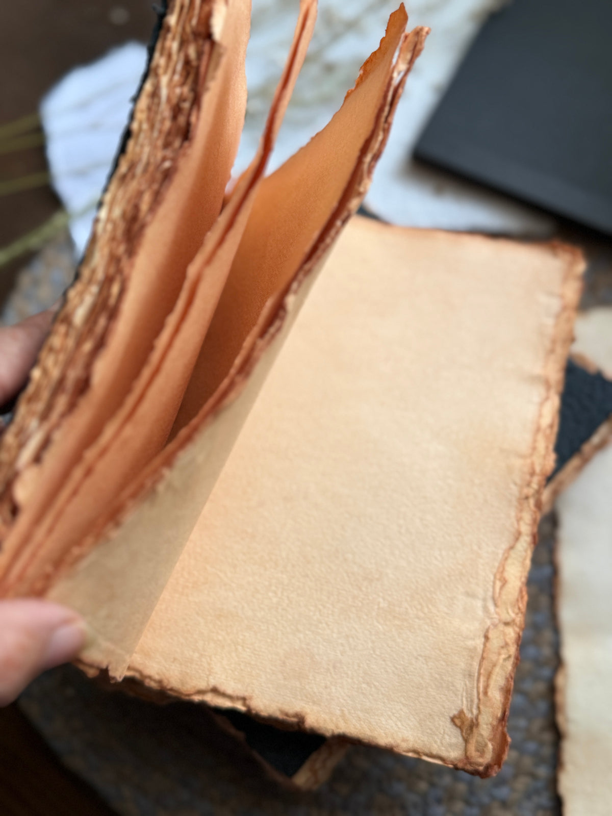 Handmade Vintage Thick Journal- Antique Paper