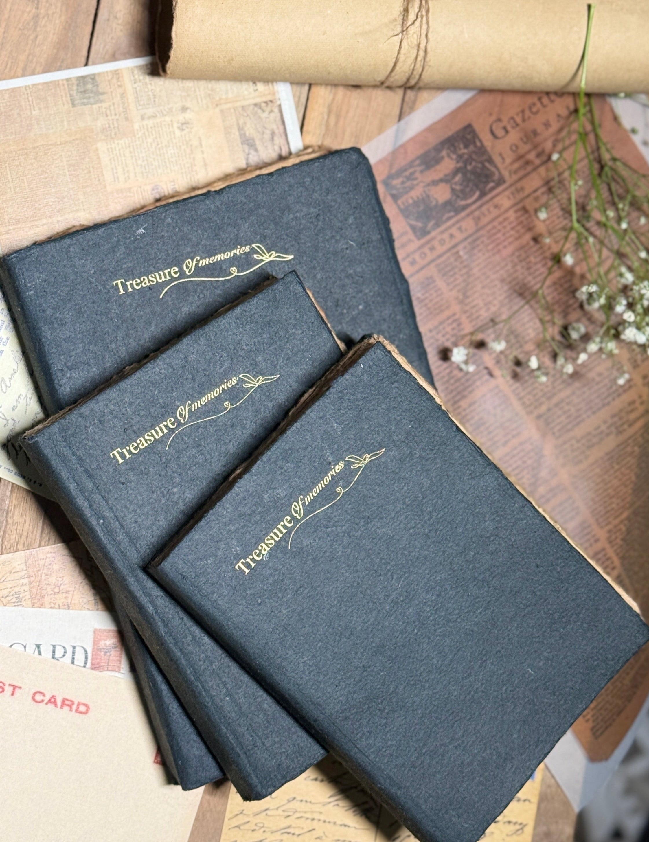 Vintage Journal A4 size- Treasure of memories