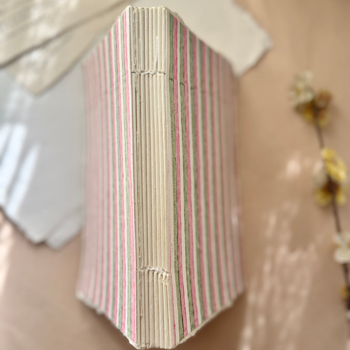 Deckle Edge Art Book B5 size –  Block Print - Macha & Rose