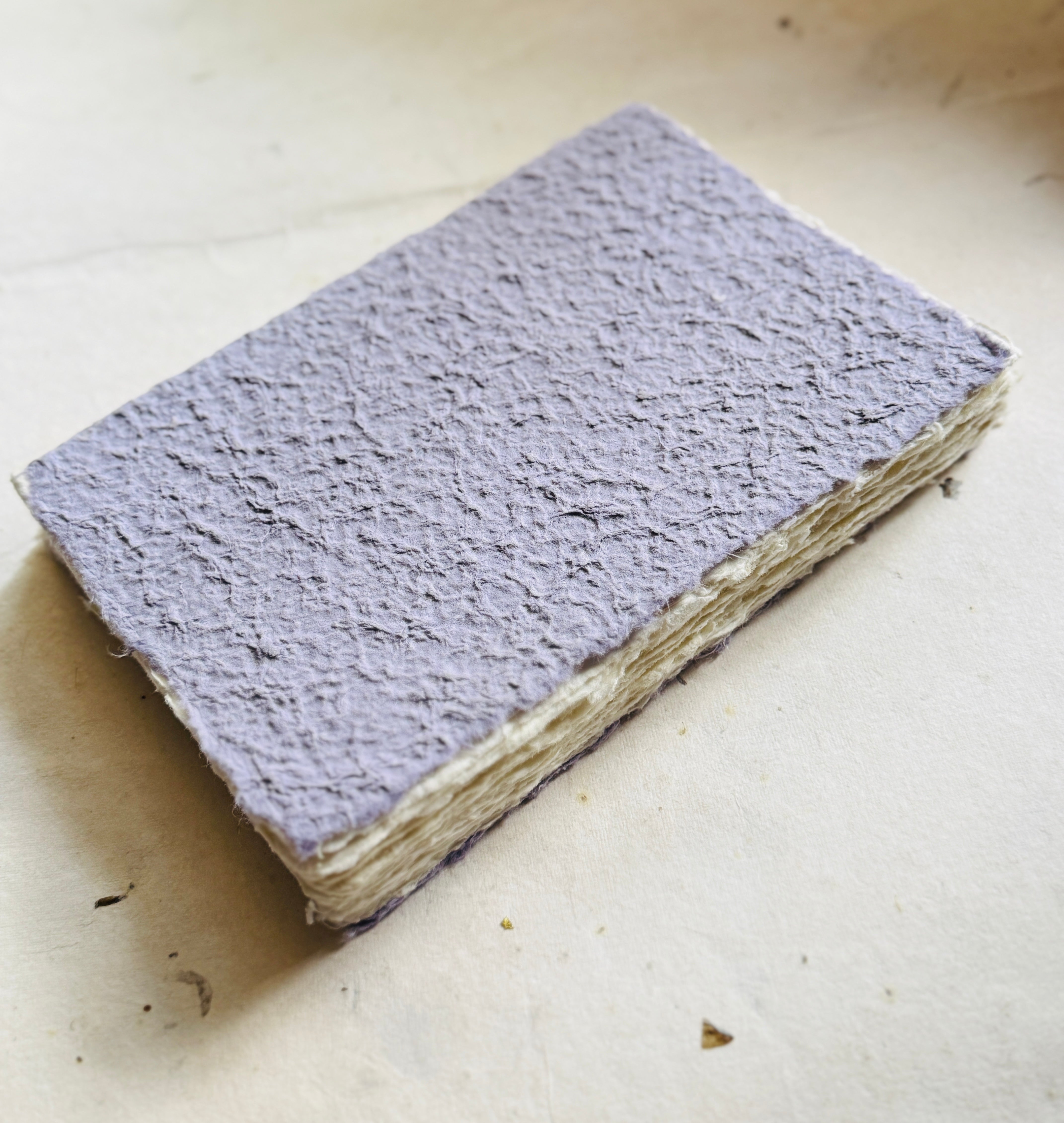 Deckle Edge Art Book A4 size –  Moonrock Lavender cover