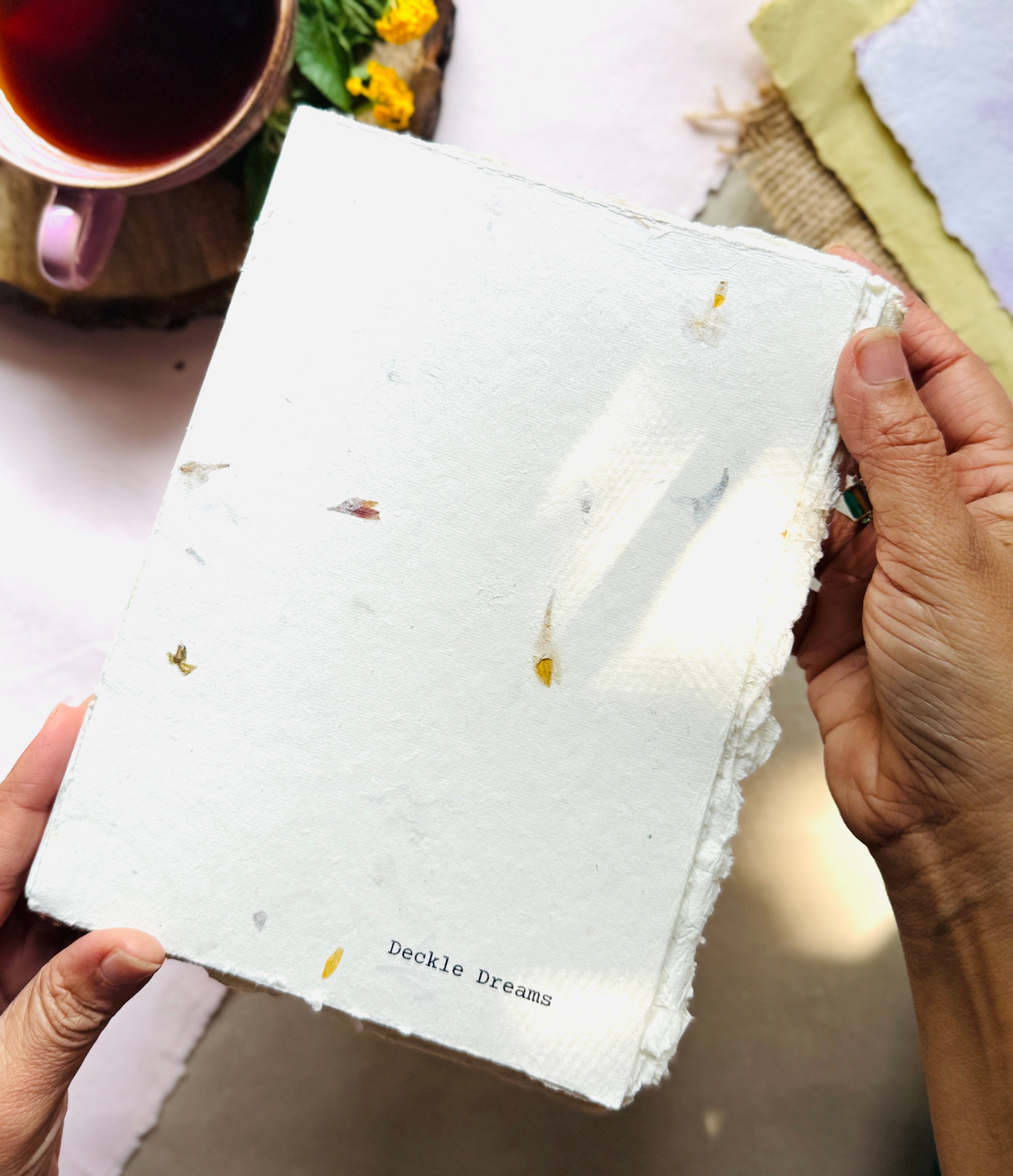 Deckle Edge Art Book –  Flower Husk