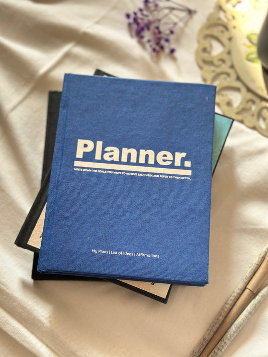 Handmade Planner journal - Blue