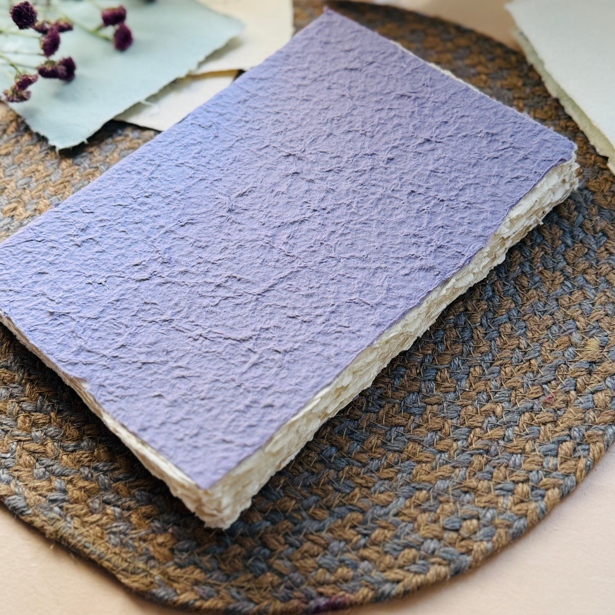 B5 size Deckle Edge Art Book –  Moonrock Lavender cover