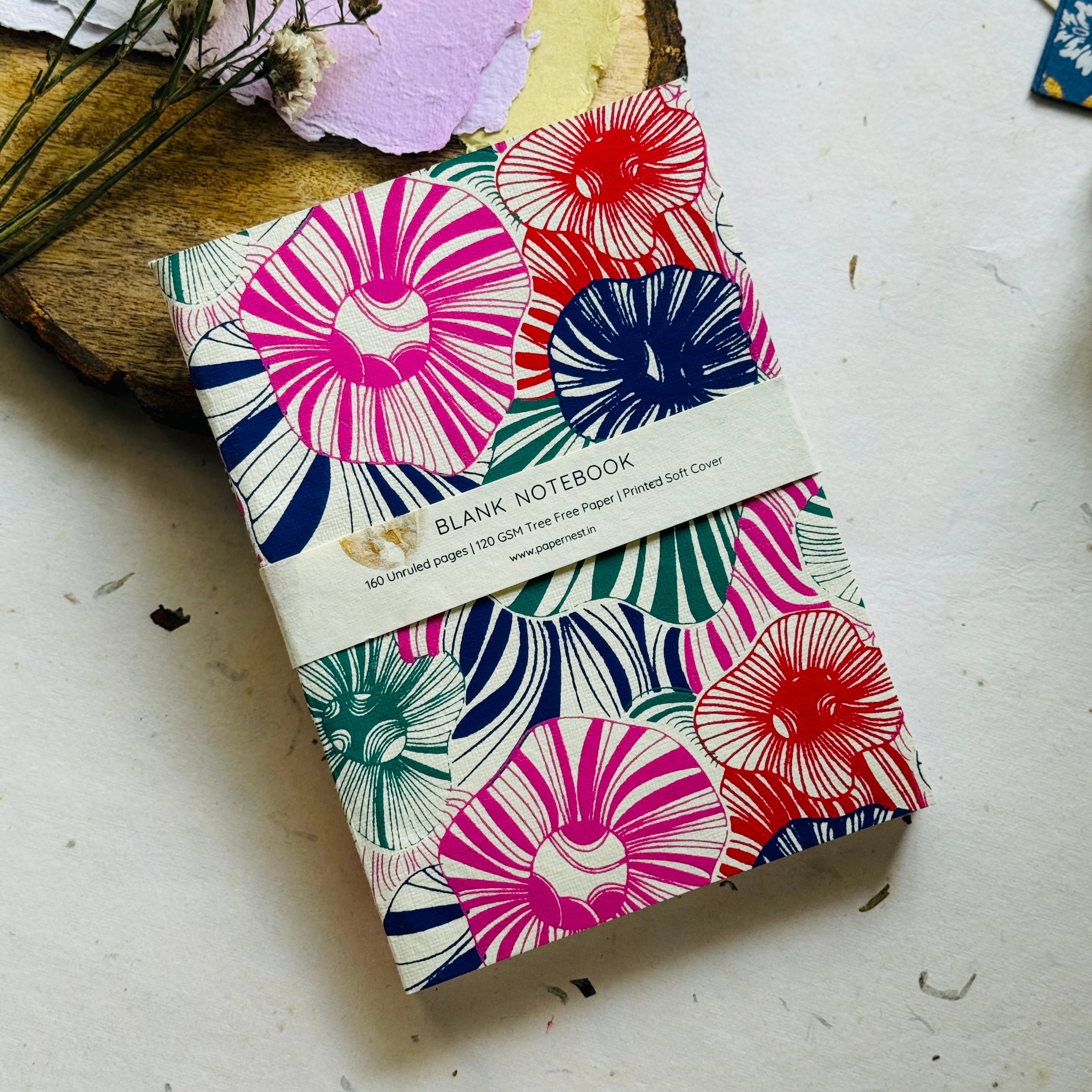 Blank Journal / Sketchbook - Full Bloom