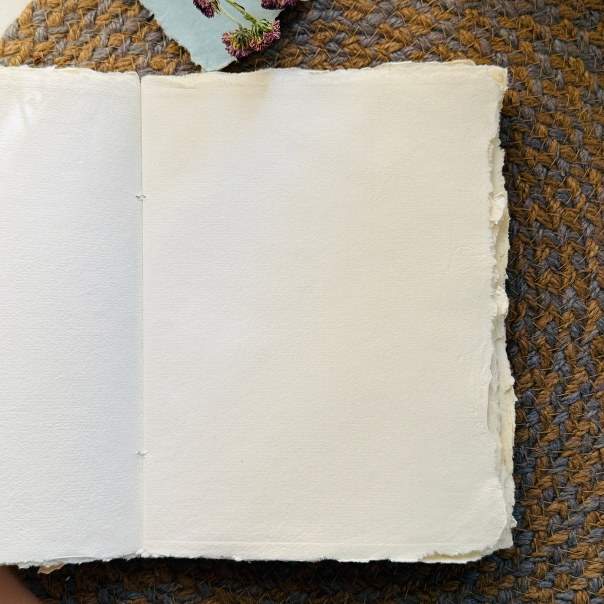 A5 Deckle Edge handmade Art Book – Husky Edge cover