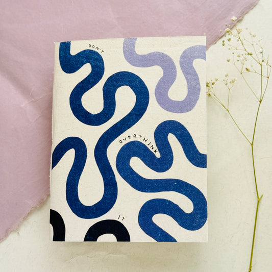 Handmade Notebook- Think Again