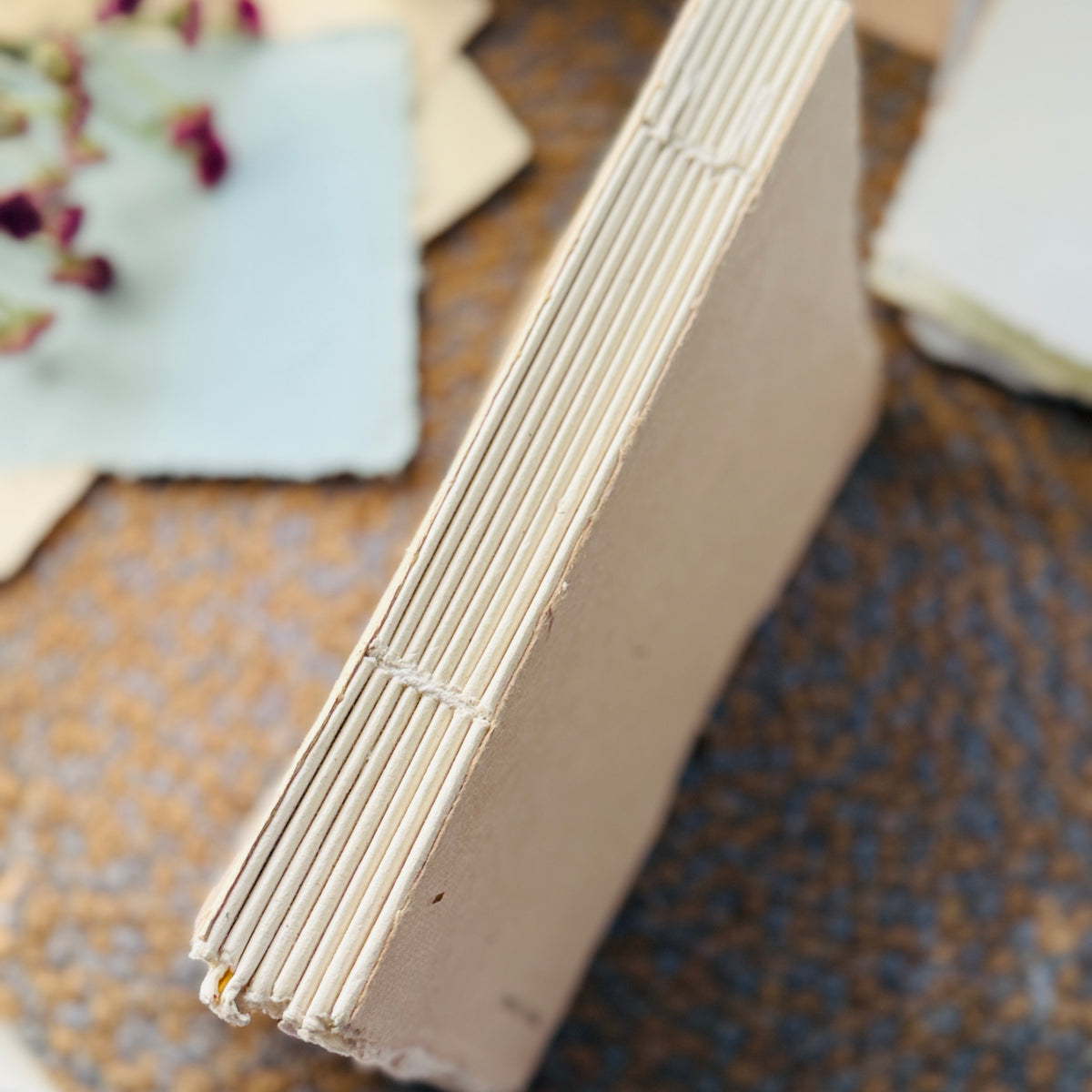 A5 Deckle Edge handmade Art Book – Husky Edge cover