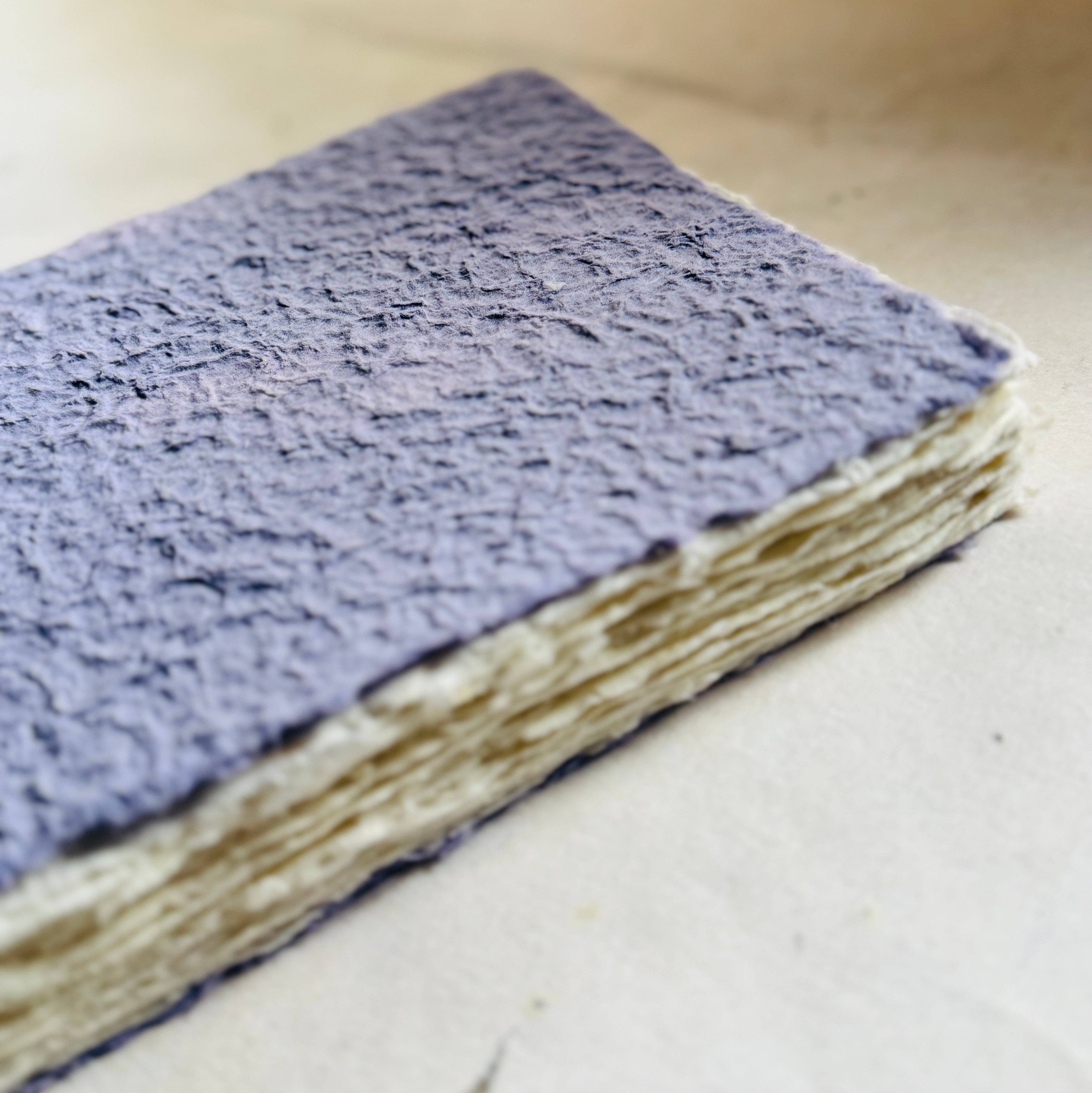 Deckle Edge Art Book A4 size –  Moonrock Lavender cover