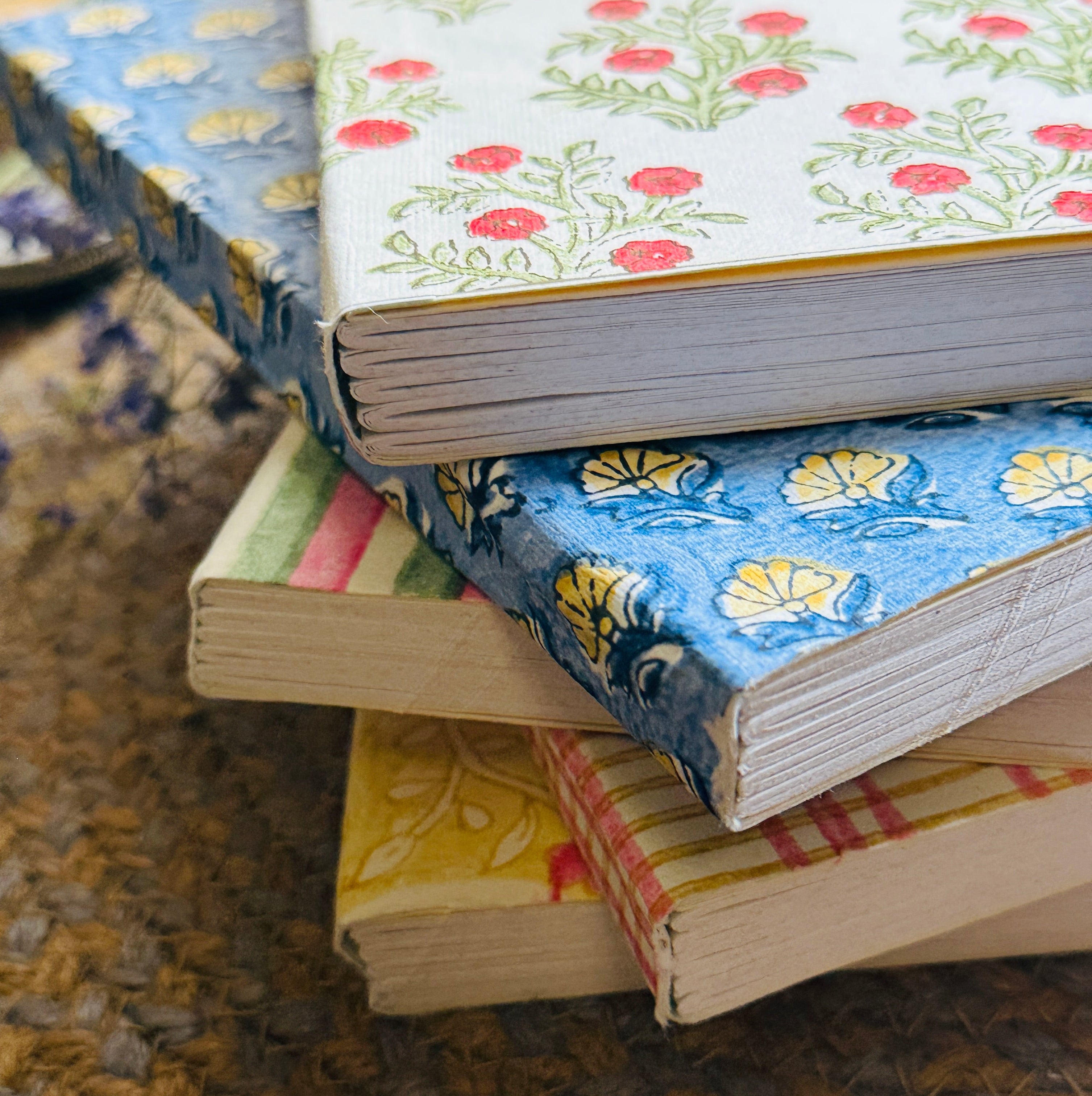 Hand-Block Print journal - lehar