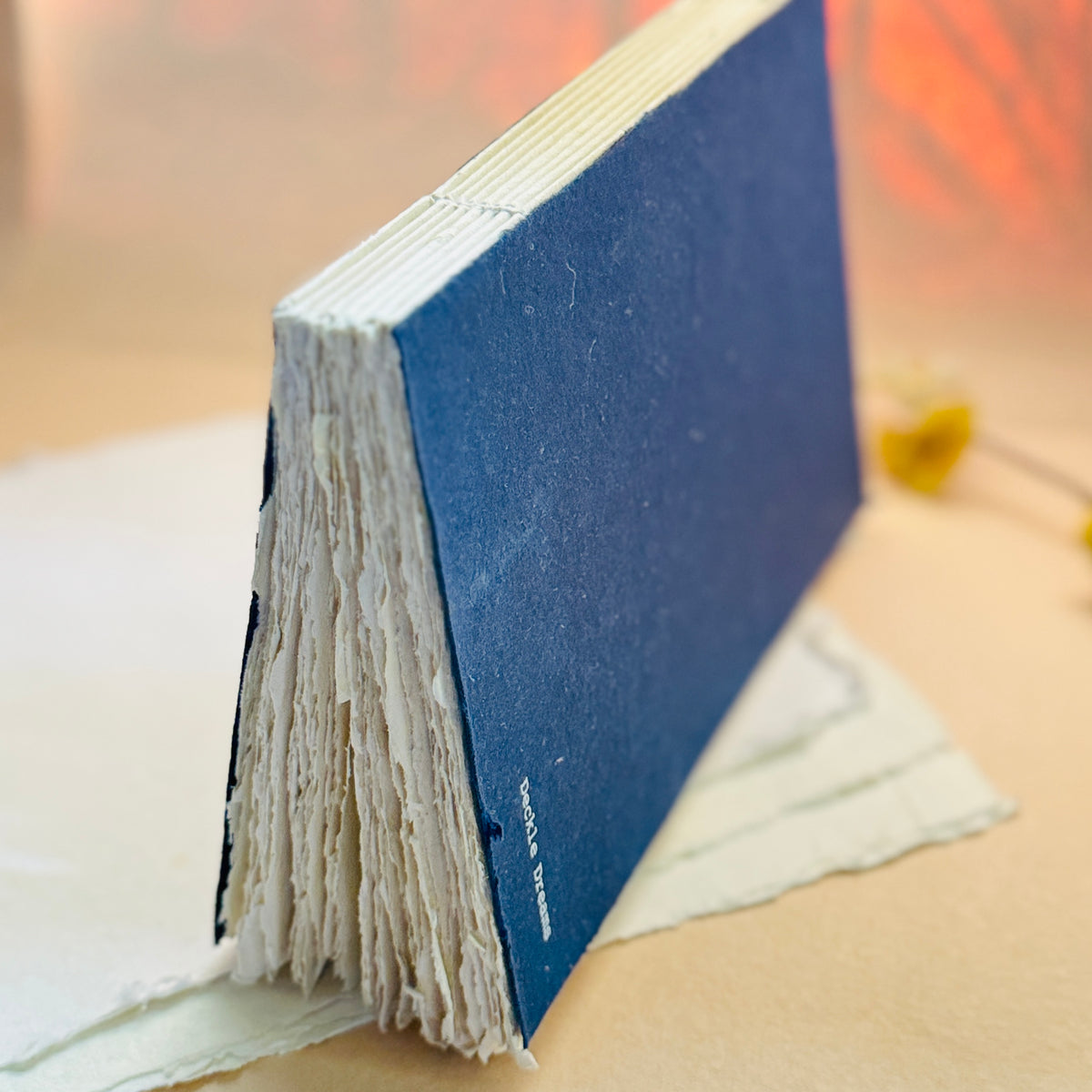 B5 Deckle Edge Art Book –  Inky tales - Handmade cotton Papers