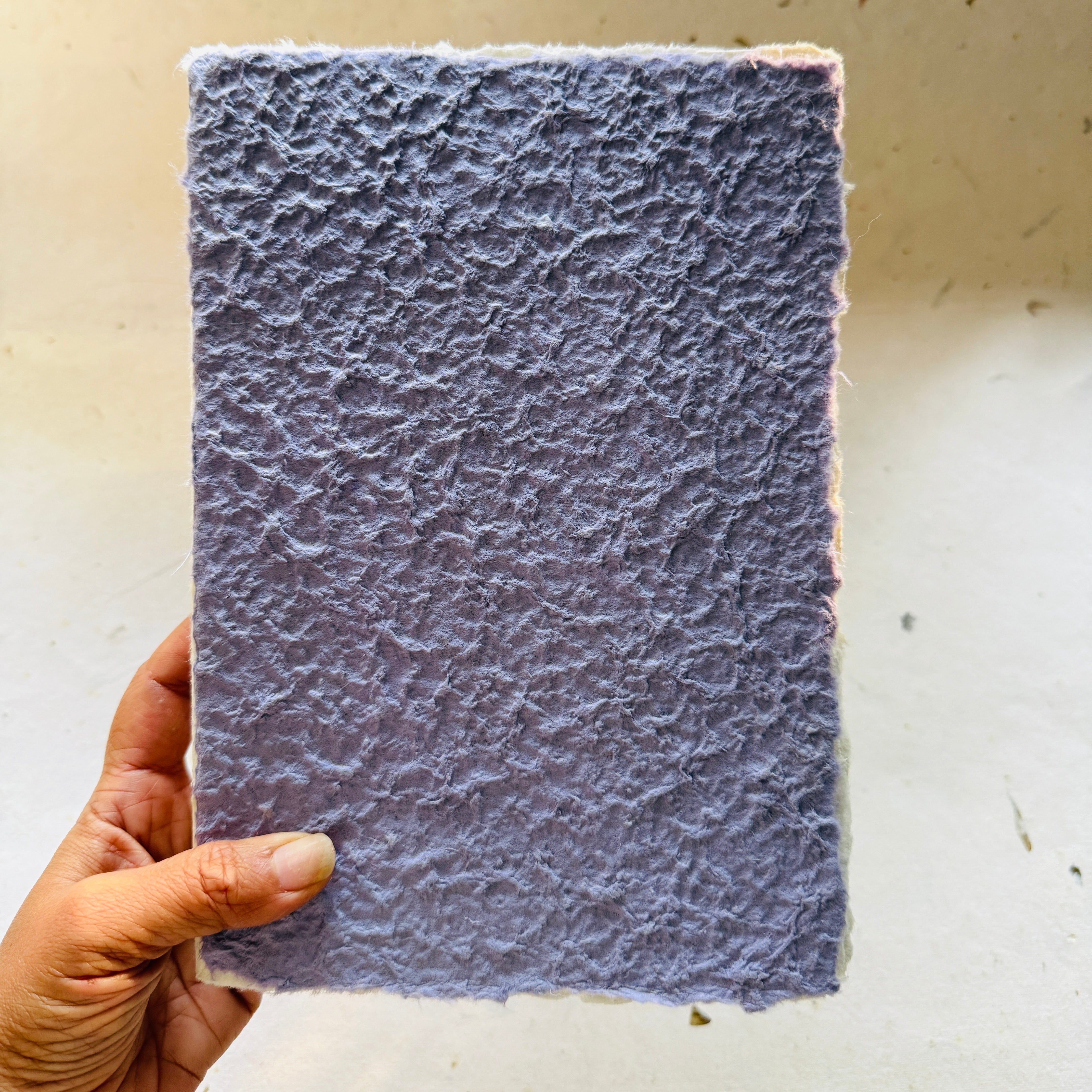 Deckle Edge Art Book A4 size –  Moonrock Lavender cover