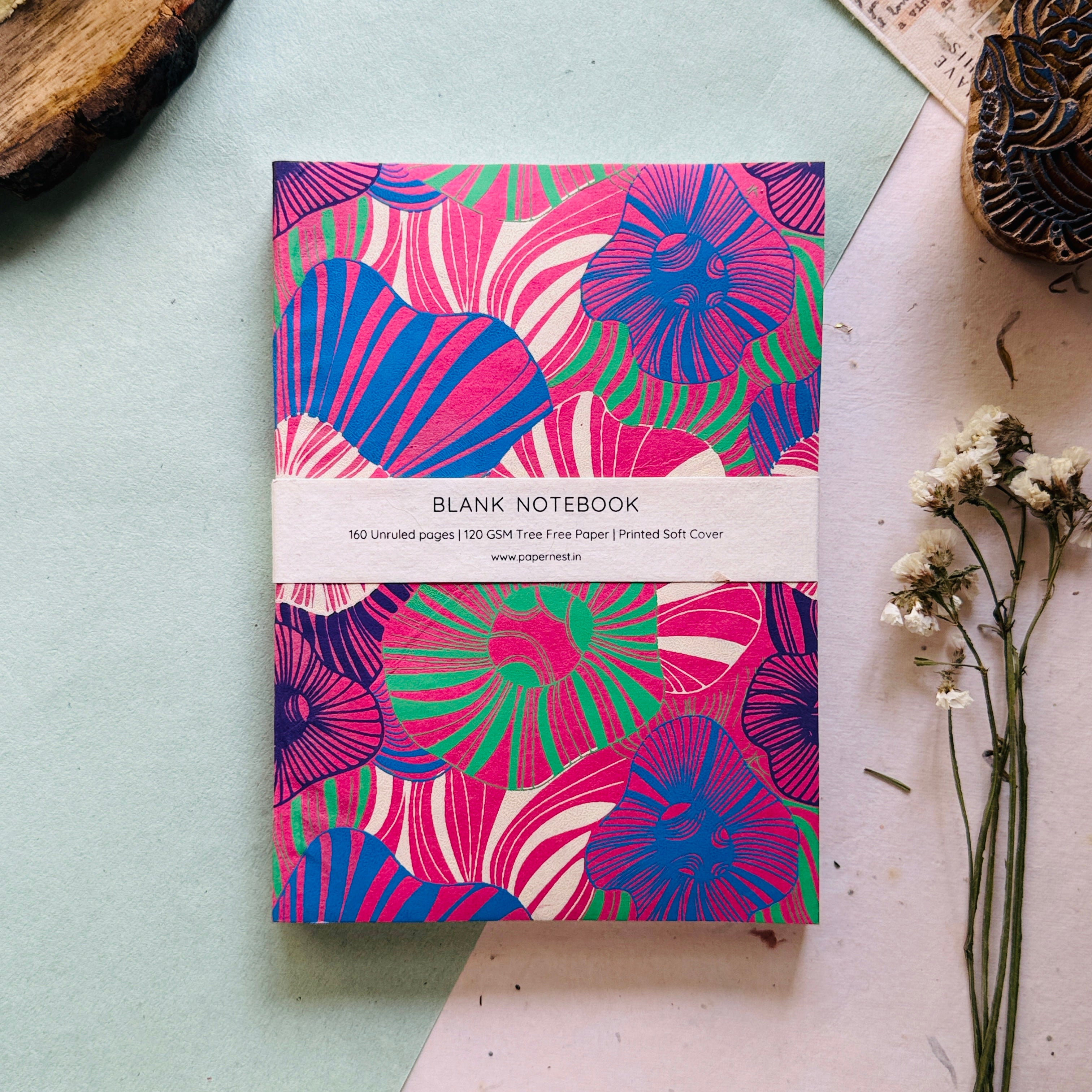 Handmade Journal | Sketchbook - Pink Horizon