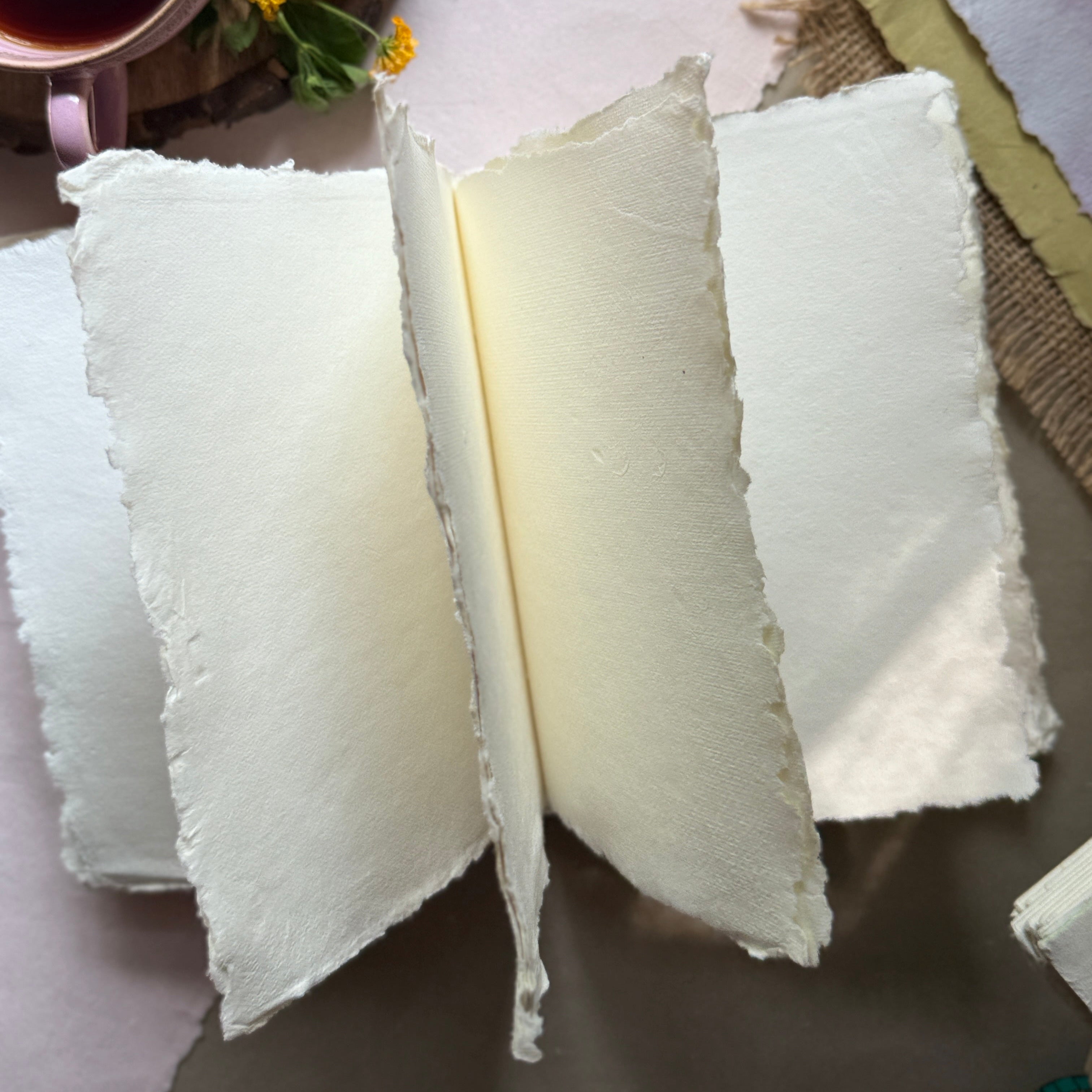 Deckle Edge handmade Art Book – Husky Edge cover