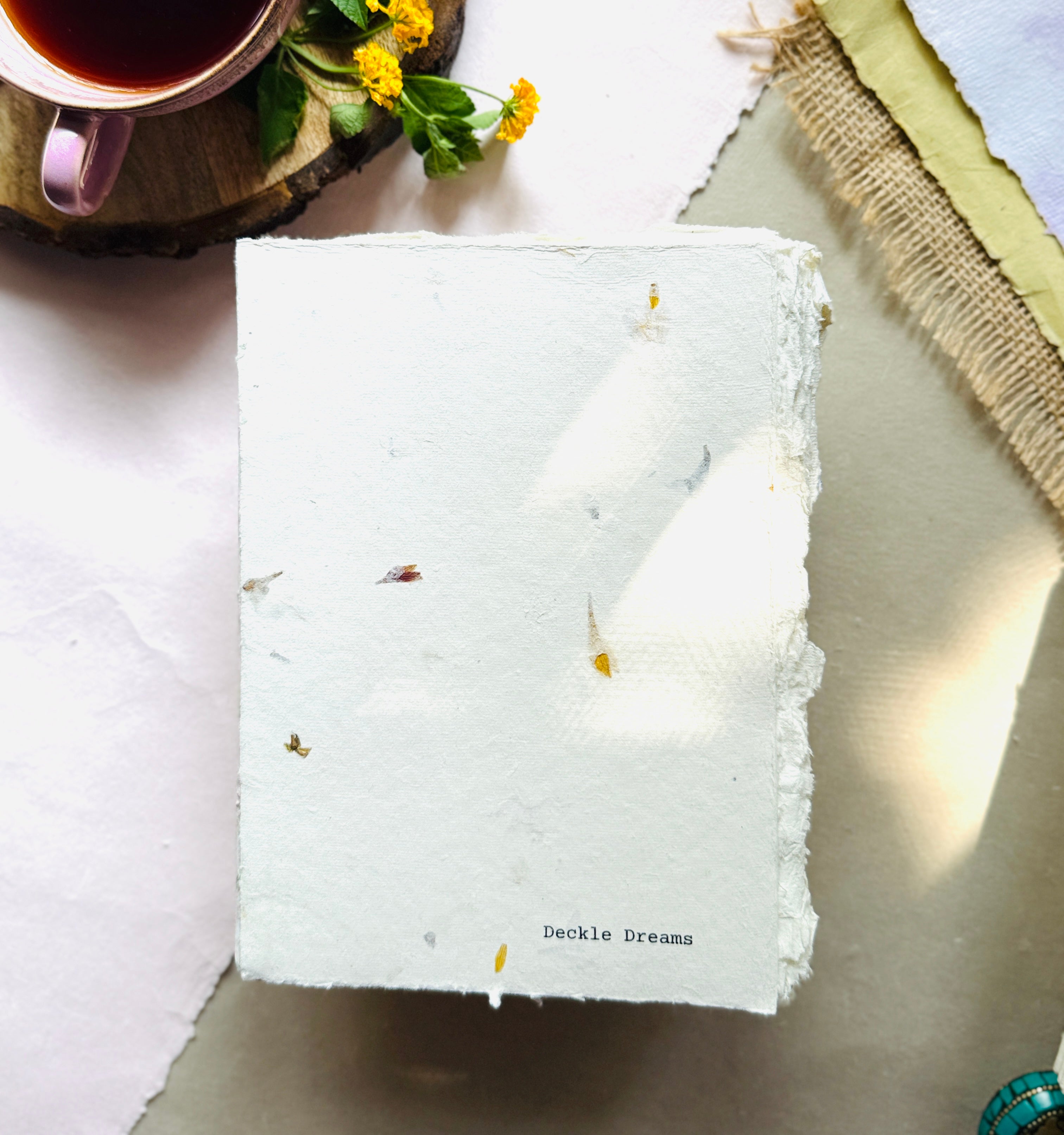 Deckle Edge Art Book –  Flower Husk