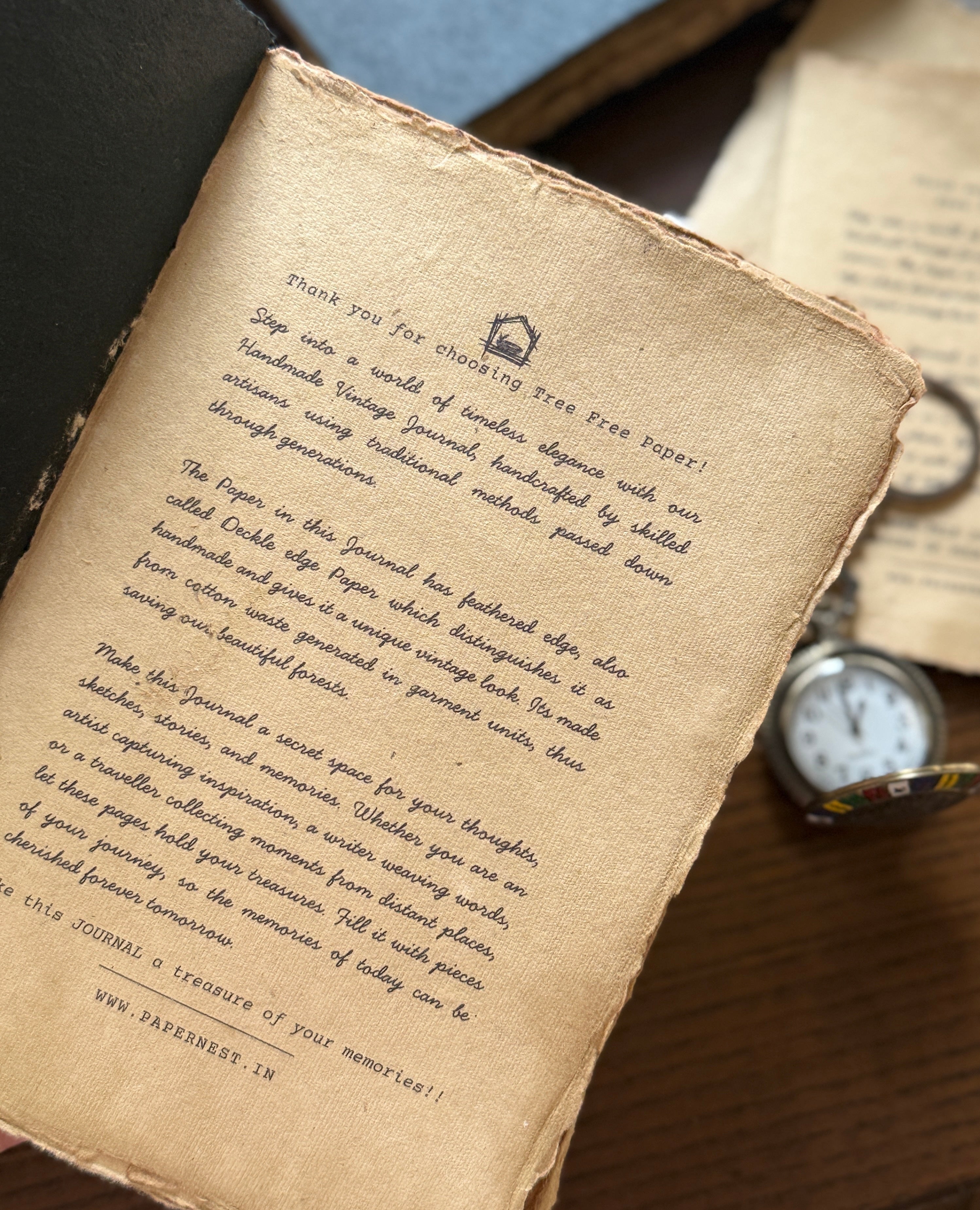 Vintage Journal A4 size- Treasure of memories
