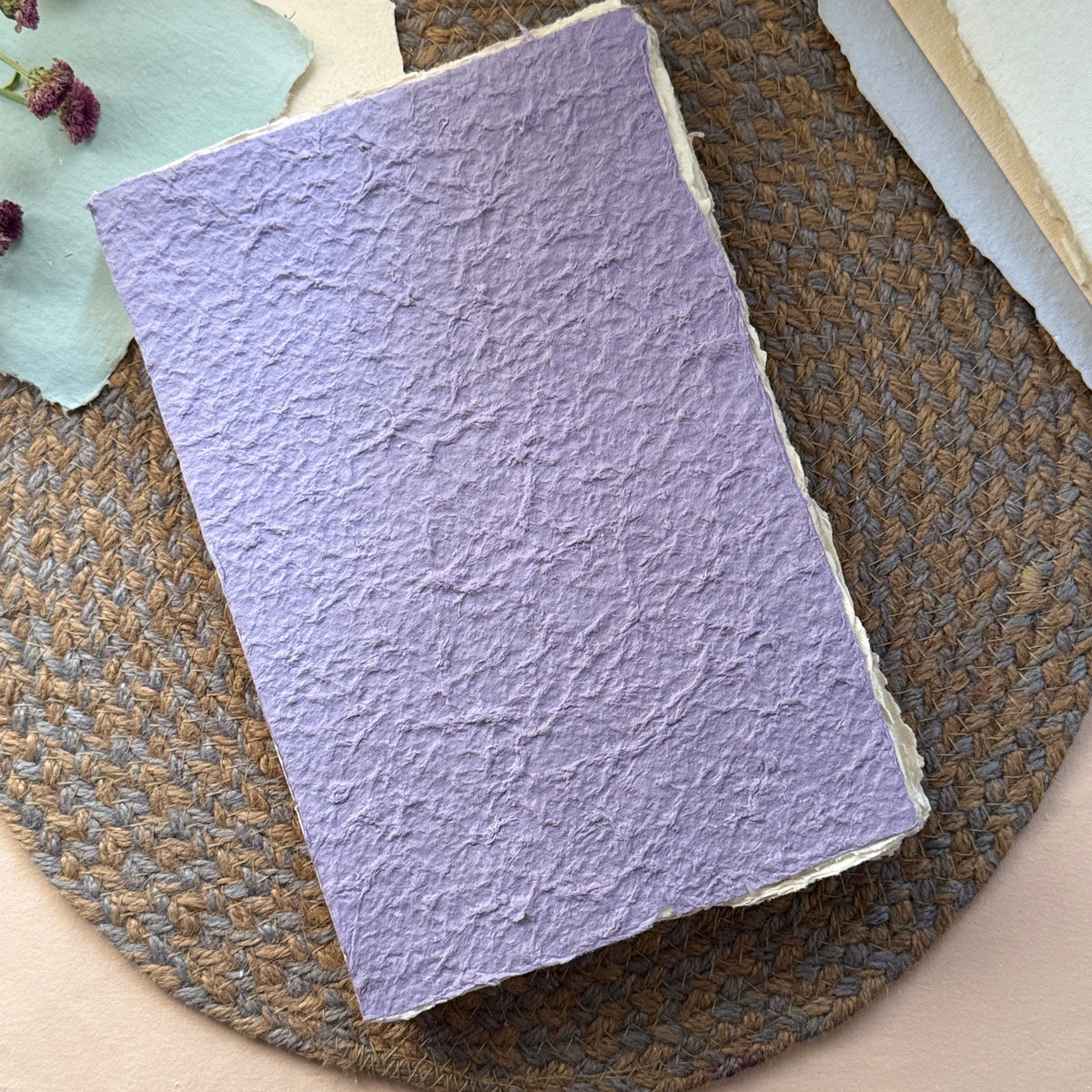 B5 size Deckle Edge Art Book –  Moonrock Lavender cover
