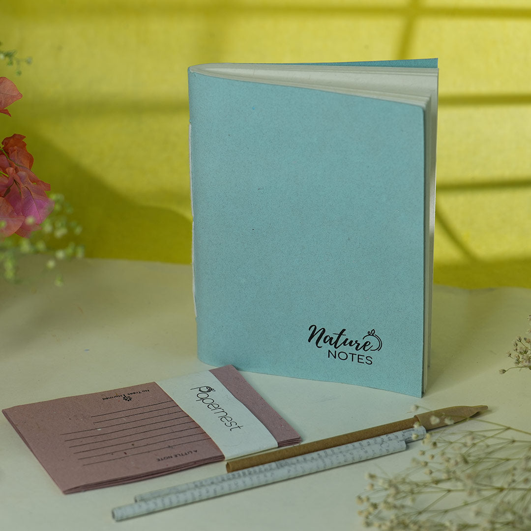 Nature Notes - Baby Blue Notebook – Papernest