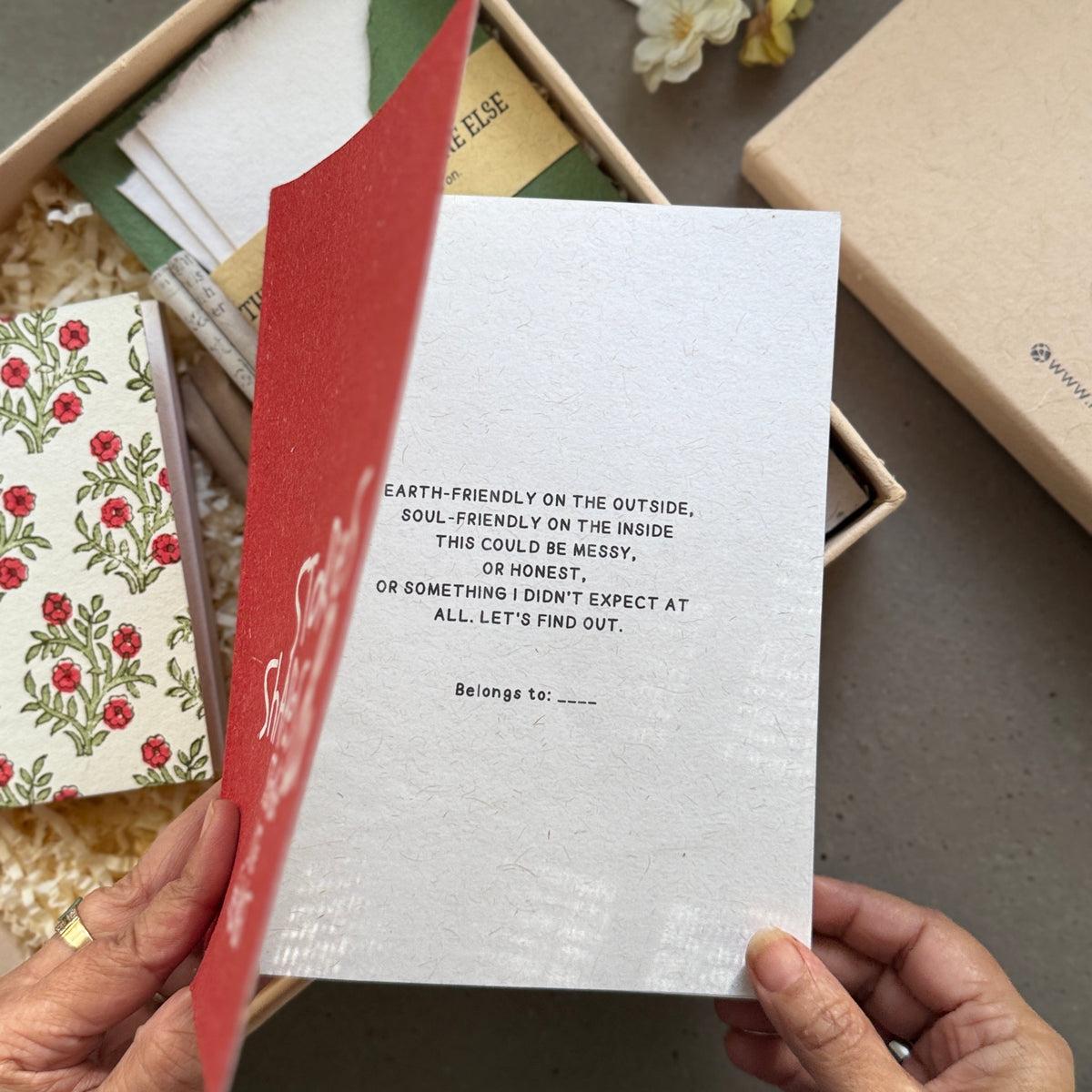 Your Happy Place - Stationary Gift Box - Red Ride