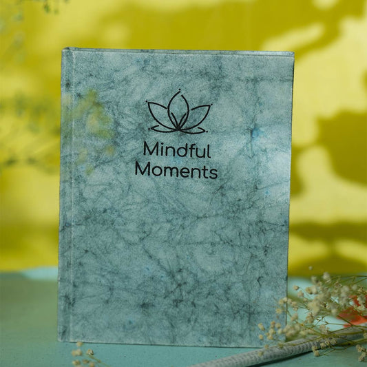 Blank Journal- Mindful Moments- Batik Mint